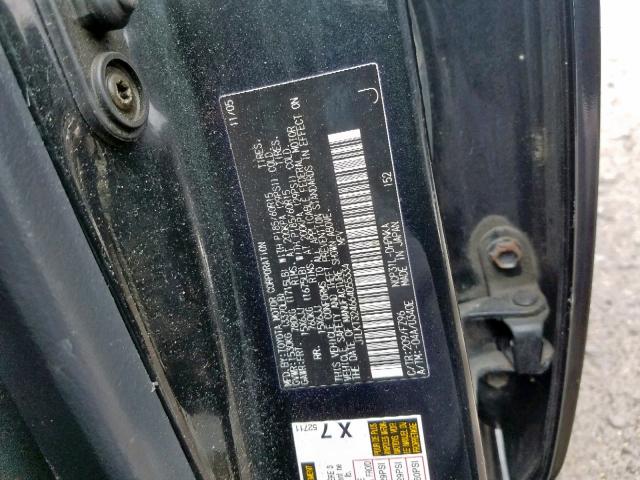 JTLKT324664055334 - 2006 TOYOTA SCION XB 黑色 照片 10