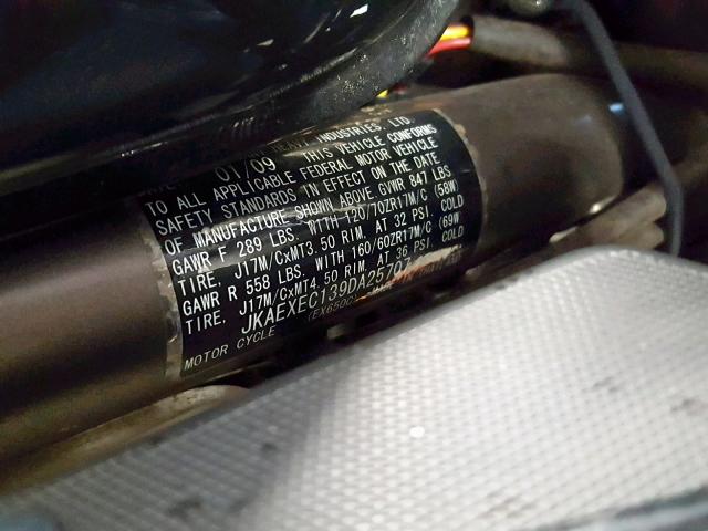 JKAEXEC139DA25707 - 2009 KAWASAKI EX650 C 黑色 照片 20