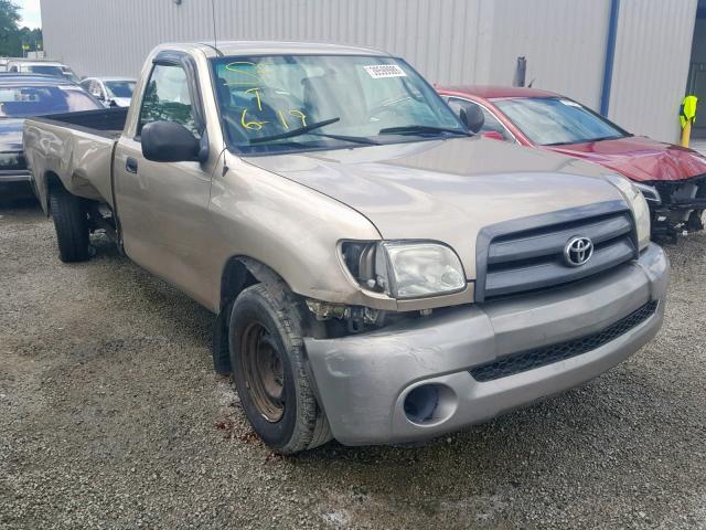 5TBJU32125S455929 - 2005 TOYOTA TUNDRA TAN photo 1