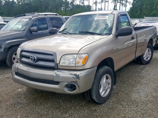 5TBJU32125S455929 - 2005 TOYOTA TUNDRA TAN photo 2