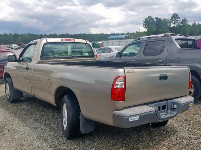 5TBJU32125S455929 - 2005 TOYOTA TUNDRA TAN photo 3