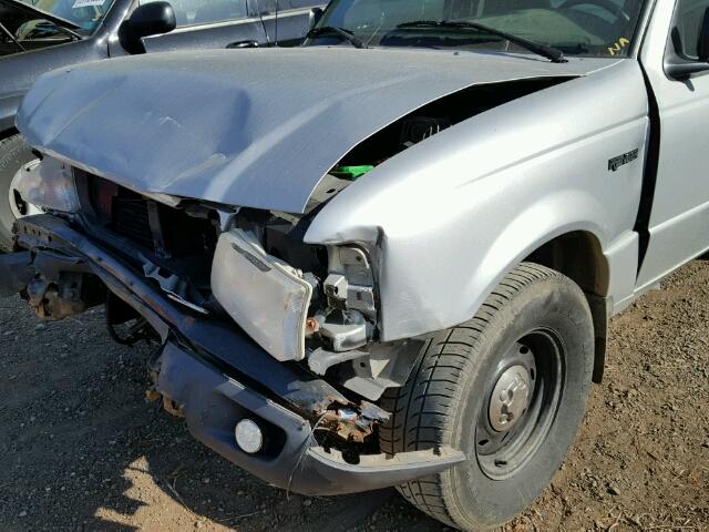 1FTYR10U31PA57075 - 2001 FORD RANGER SILVER photo 9