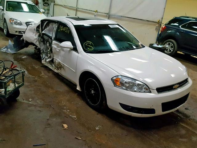 2G1WC57M591206190 - 2009 CHEVROLET IMPALA 2LT WHITE photo 1