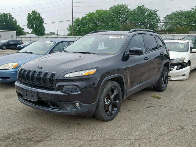 1C4PJLCB8GW207141 - 2016 JEEP CHEROKEE L BLACK photo 2