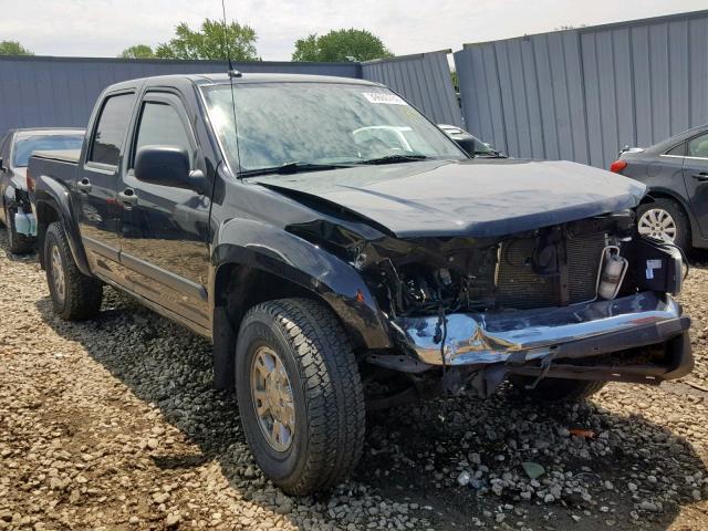 1GCDT13E588157896 - 2008 CHEVROLET COLORADO BLACK photo 1