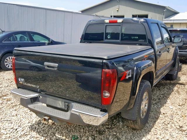 1GCDT13E588157896 - 2008 CHEVROLET COLORADO BLACK photo 4