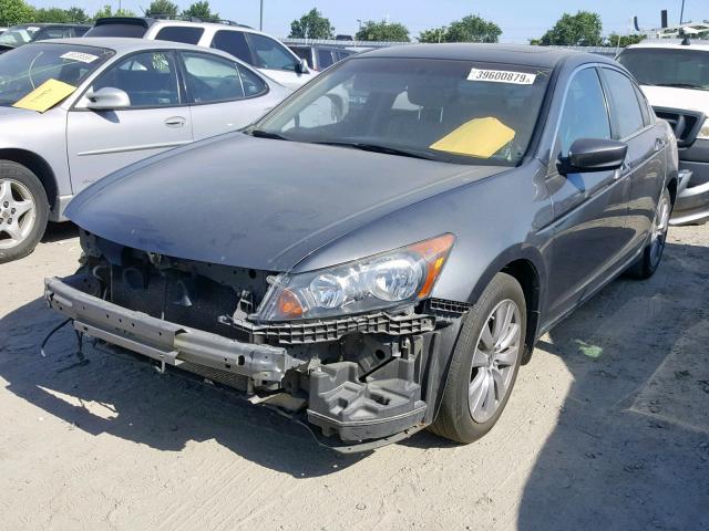 1HGCP2F83BA001269 - 2011 HONDA ACCORD EXL GRAY photo 2