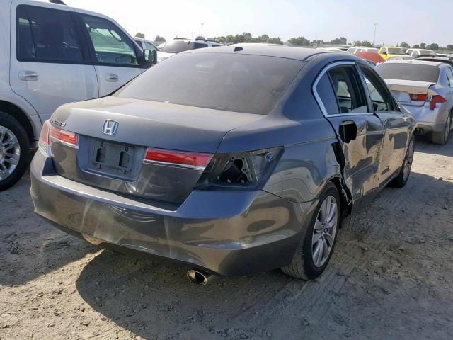 1HGCP2F83BA001269 - 2011 HONDA ACCORD EXL GRAY photo 4