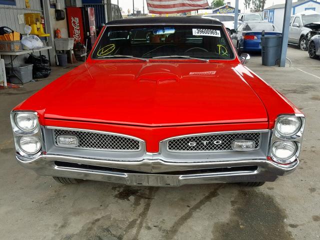 237177B119272 - 1967 PONTIAC GTO RED photo 9