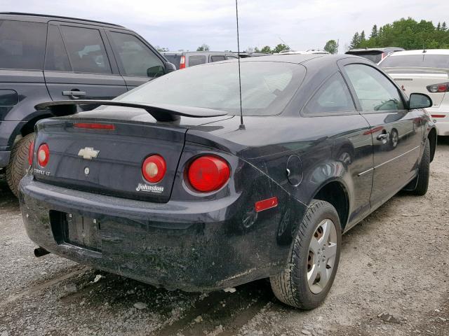 1G1AL15FX77294502 - 2007 CHEVROLET COBALT LT BLACK photo 4