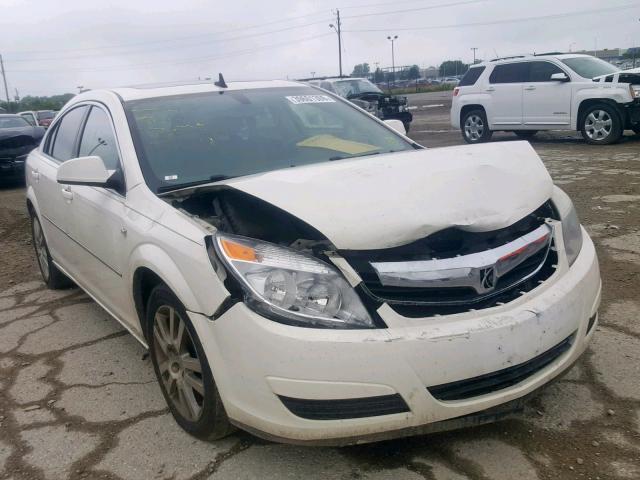 1G8ZS57N28F123947 - 2008 SATURN AURA XE WHITE photo 1