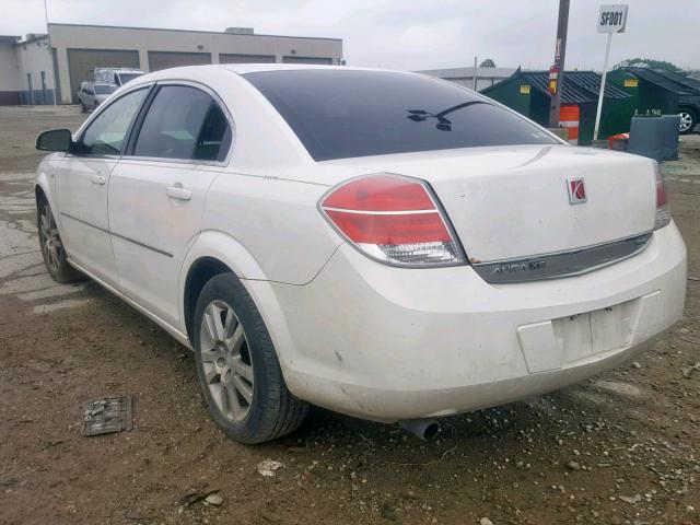 1G8ZS57N28F123947 - 2008 SATURN AURA XE WHITE photo 3