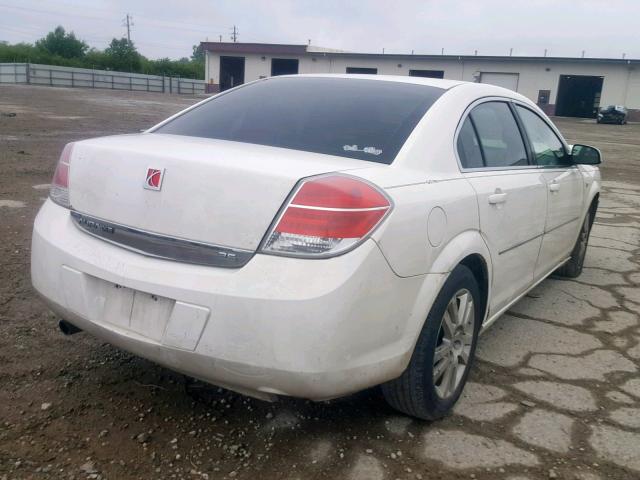 1G8ZS57N28F123947 - 2008 SATURN AURA XE WHITE photo 4