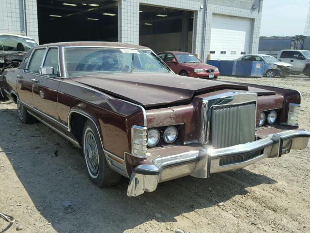 9Y82S757812 - 1979 LINCOLN TOWN CAR BROWN photo 1