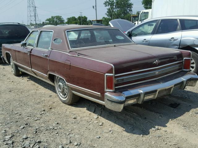 9Y82S757812 - 1979 LINCOLN TOWN CAR BROWN photo 3