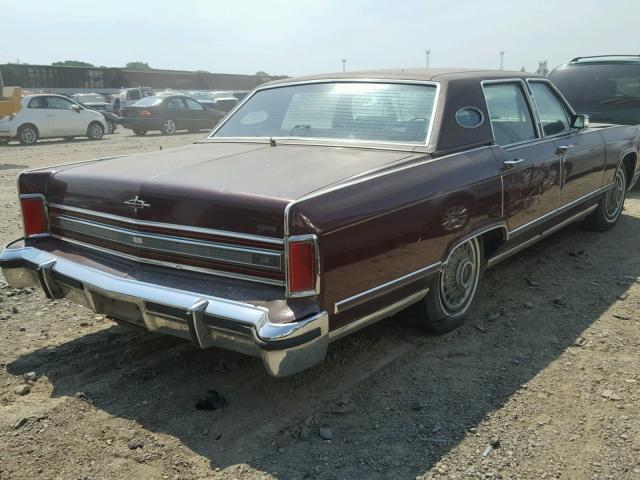 9Y82S757812 - 1979 LINCOLN TOWN CAR BROWN photo 4