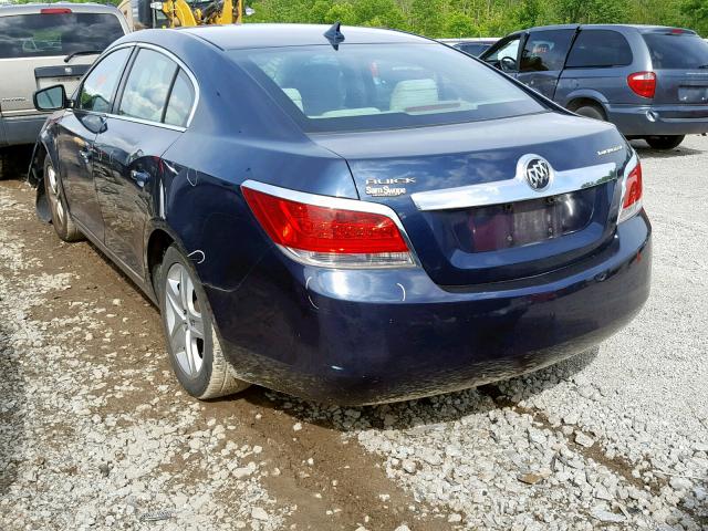 1G4GB5EG8AF124670 - 2010 BUICK LACROSSE C BLUE photo 3