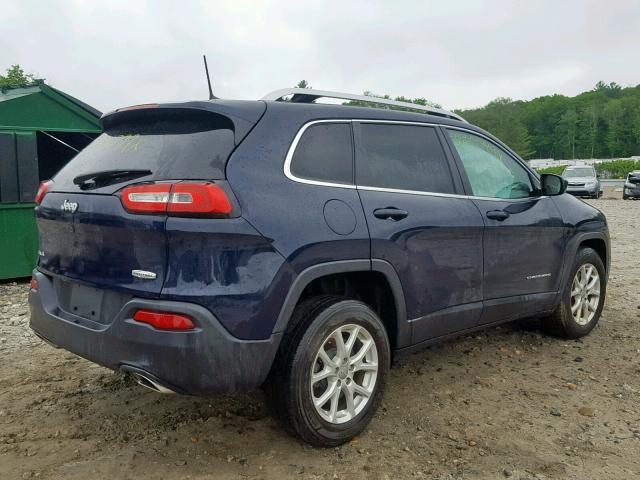 1C4PJMCS5GW227756 - 2016 JEEP CHEROKEE L BLUE photo 4