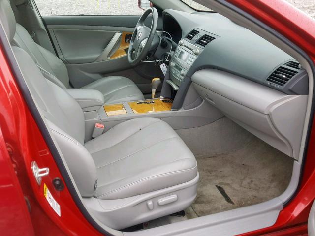 4T1BE46K27U177531 - 2007 TOYOTA CAMRY NEW RED photo 5