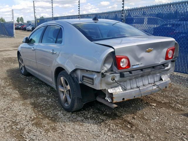 1G1ZC5EU0CF311123 - 2012 CHEVROLET MALIBU 1LT 银色 照片 3