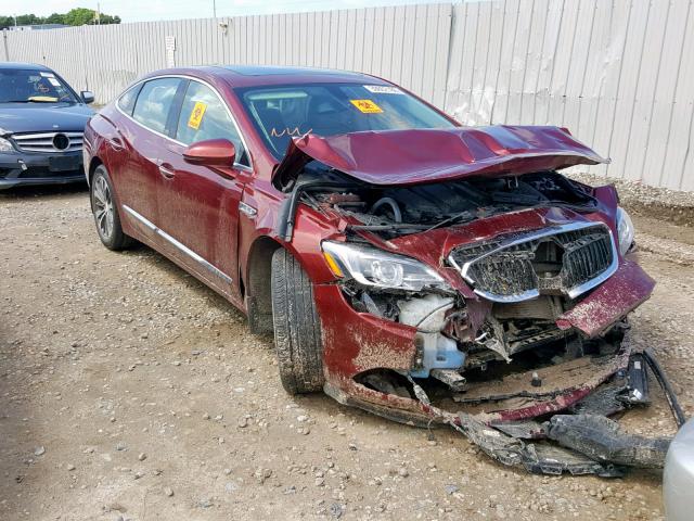 1G4ZP5SS5HU156405 - 2017 BUICK LACROSSE E RED photo 1