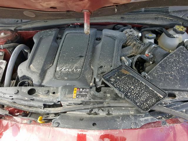 1G4ZP5SS5HU156405 - 2017 BUICK LACROSSE E RED photo 7