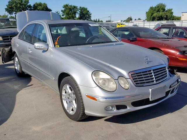 WDBUF65J63A148008 - 2003 MERCEDES-BENZ E 320 SILVER photo 1