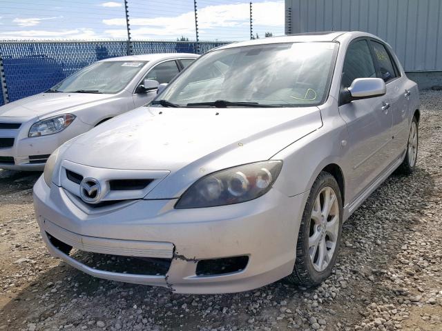 JM1BK343691248026 - 2009 MAZDA 3 S SILVER photo 2