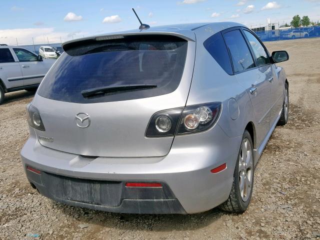 JM1BK343691248026 - 2009 MAZDA 3 S SILVER photo 4