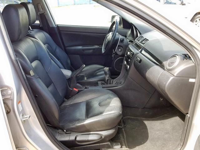 JM1BK343691248026 - 2009 MAZDA 3 S SILVER photo 5