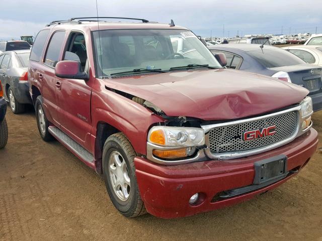 1GKEK63U46J120375 - 2006 GMC YUKON DENA MAROON photo 1