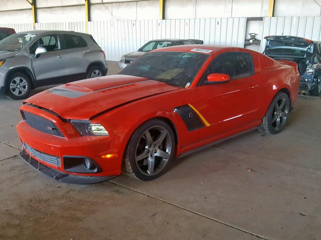 1ZVBP8CF5E5281822 - 2014 FORD MUSTANG GT RED photo 2