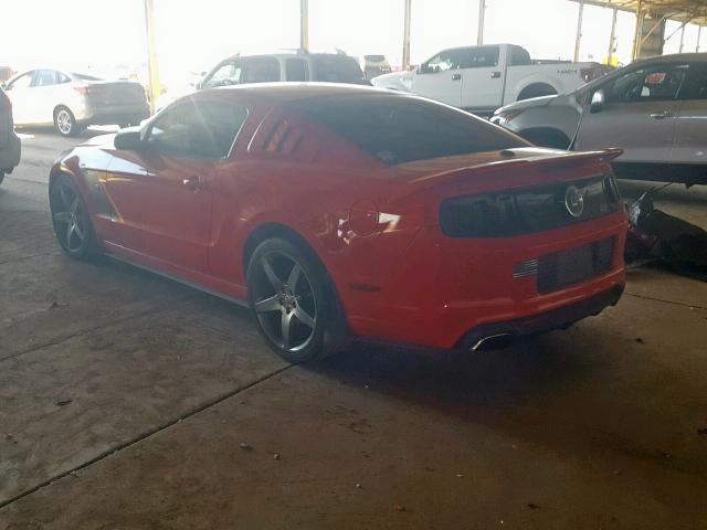 1ZVBP8CF5E5281822 - 2014 FORD MUSTANG GT RED photo 3