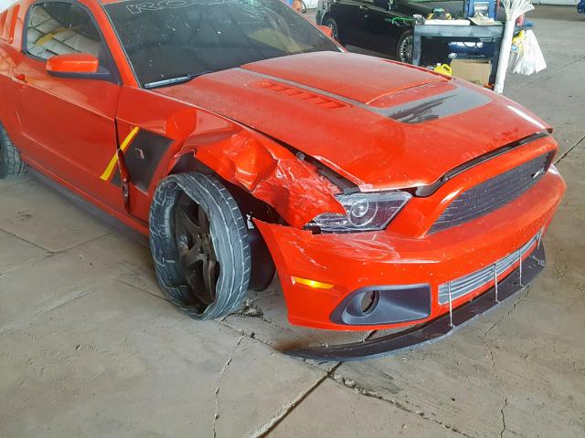 1ZVBP8CF5E5281822 - 2014 FORD MUSTANG GT RED photo 9