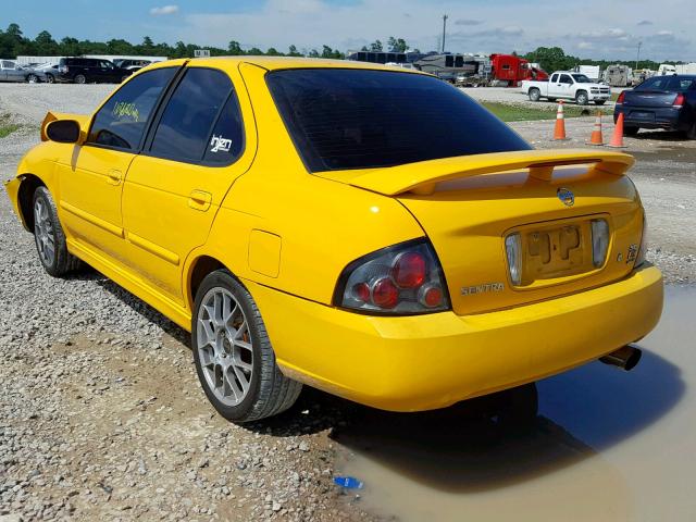 3N1AB51D86L534164 - 2006 NISSAN SENTRA SE- YELLOW photo 3