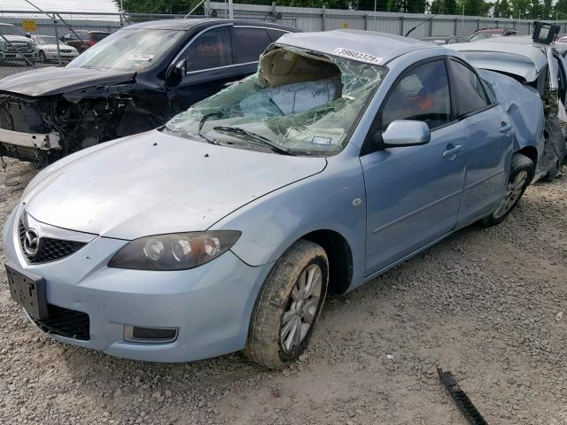 JM1BK32F871616068 - 2007 MAZDA 3 I BLUE photo 2