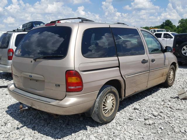 2FMZA5142WBD96356 - 1998 FORD WINDSTAR W BEIGE photo 4