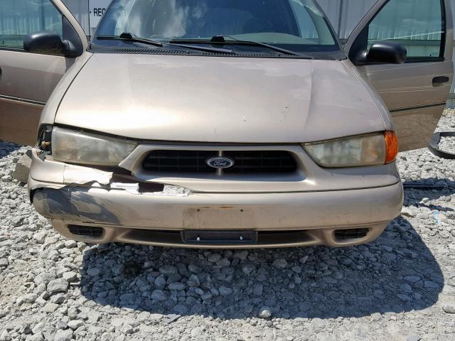 2FMZA5142WBD96356 - 1998 FORD WINDSTAR W BEIGE photo 9