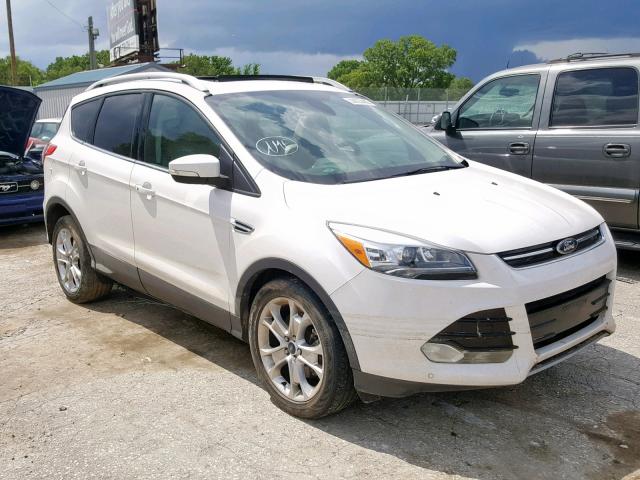 1FMCU9JX9EUA84395 - 2014 FORD ESCAPE TIT WHITE photo 1