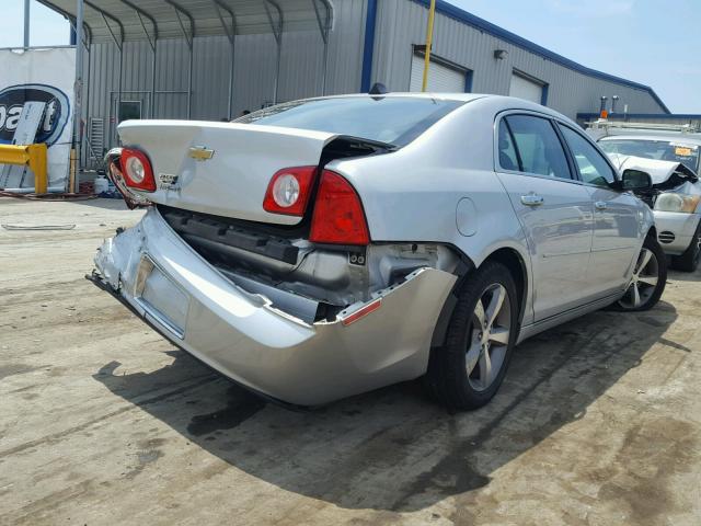 1G1ZC5E00CF309112 - 2012 CHEVROLET MALIBU 1LT SILVER photo 4