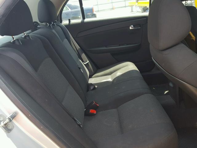 1G1ZC5E00CF309112 - 2012 CHEVROLET MALIBU 1LT SILVER photo 6