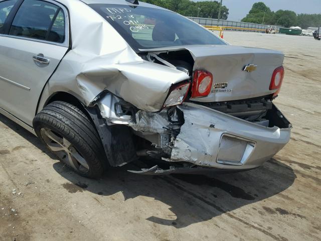 1G1ZC5E00CF309112 - 2012 CHEVROLET MALIBU 1LT SILVER photo 9