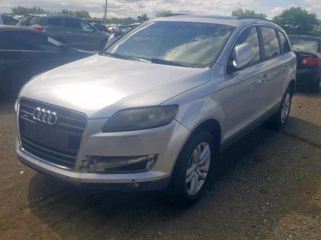 WA1AY74L37D042654 - 2007 AUDI Q7 3.6 QUA SILVER photo 2