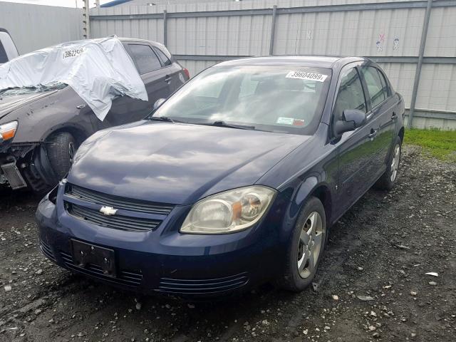 1G1AL58F087289281 - 2008 CHEVROLET COBALT LT BLUE photo 2