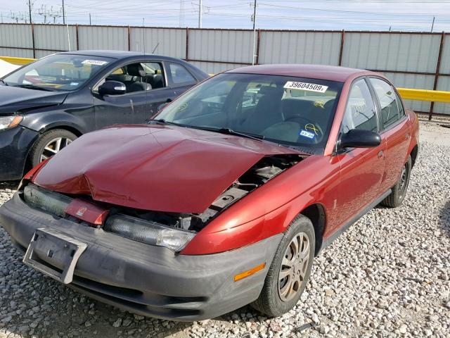 1G8ZH528XWZ278161 - 1998 SATURN SL1 RED photo 2