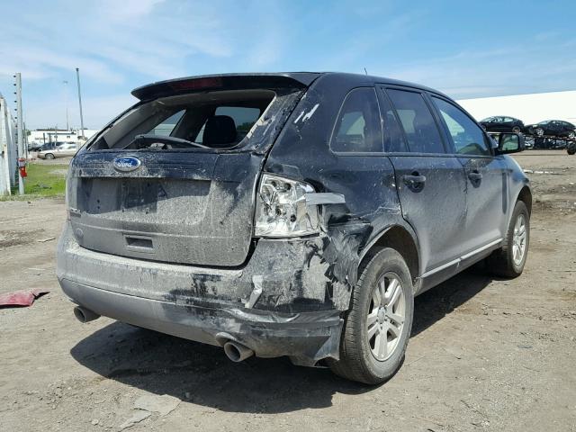 2FMDK3GC3BBA33598 - 2011 FORD EDGE SE BLACK photo 4