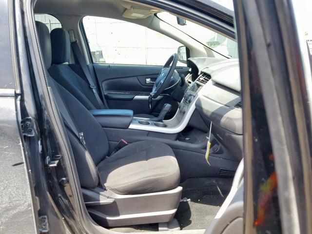 2FMDK3GC3BBA33598 - 2011 FORD EDGE SE BLACK photo 5