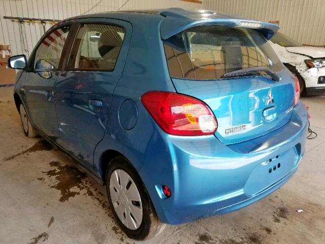 ML32A3HJ8EH025101 - 2014 MITSUBISHI MIRAGE DE BLUE photo 3