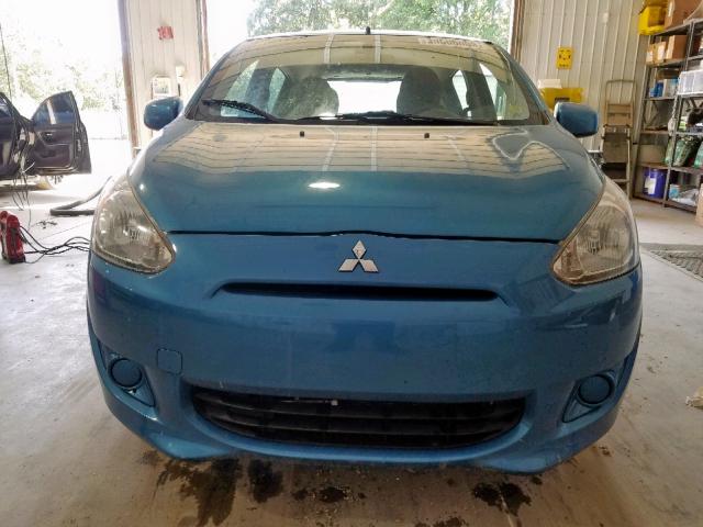 ML32A3HJ8EH025101 - 2014 MITSUBISHI MIRAGE DE BLUE photo 9