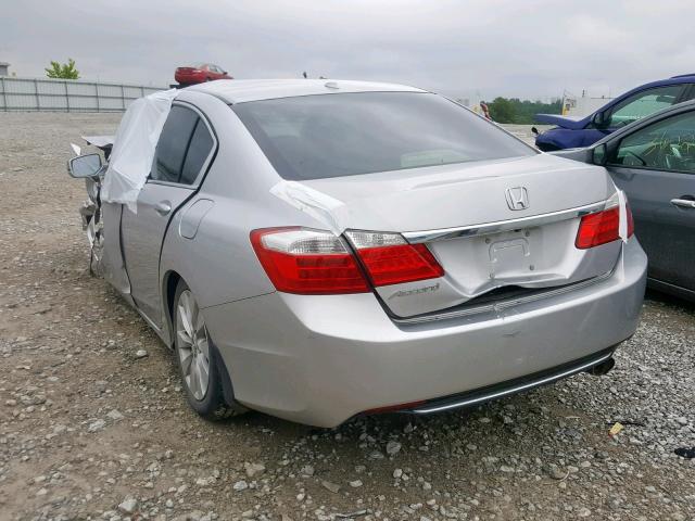 1HGCR2F83EA199365 - 2014 HONDA ACCORD EXL SILVER photo 3